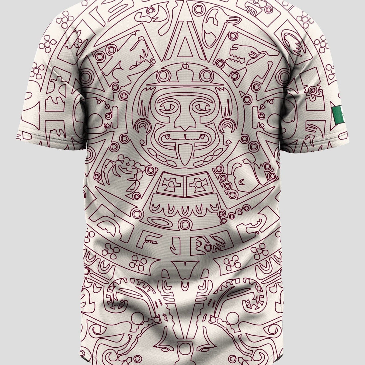 (BURGENDY) Aztec Mexico - BeisbolMXShop
