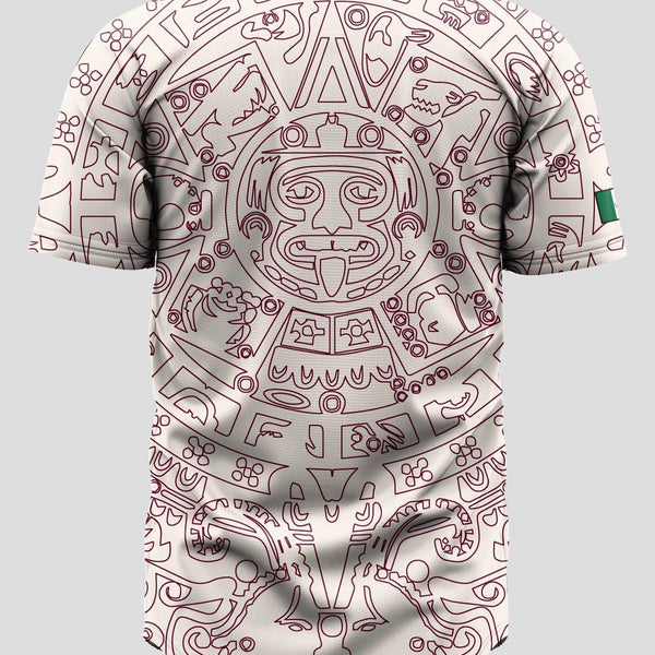 (BURGENDY) Aztec Mexico - BeisbolMXShop