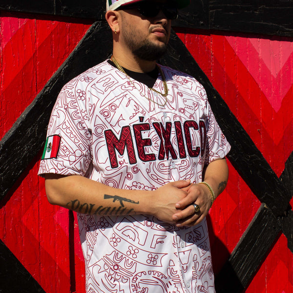 (BURGENDY) Aztec Mexico - BeisbolMXShop