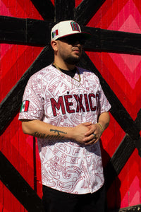 (BURGENDY) Aztec Mexico - BeisbolMXShop