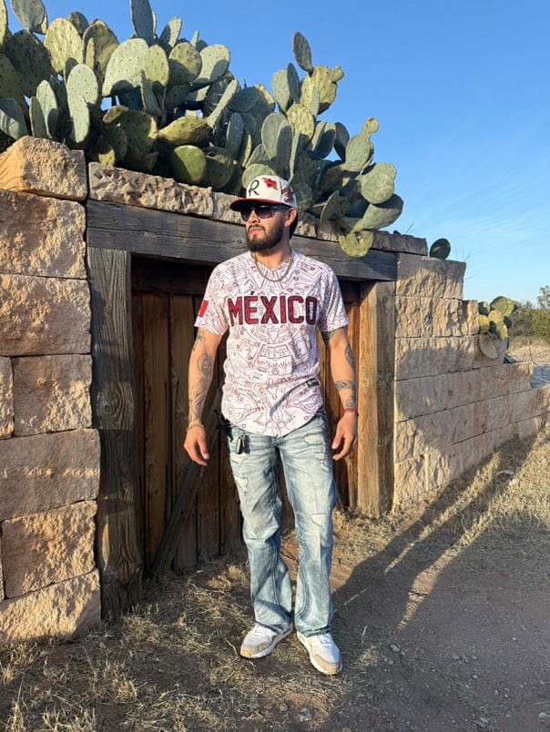 (BURGENDY) Aztec Mexico - BeisbolMXShop