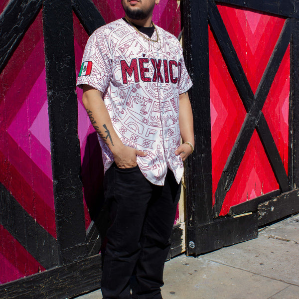 (BURGENDY) Aztec Mexico - BeisbolMXShop