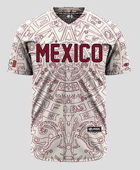 (BURGENDY) Aztec Mexico - BeisbolMXShop
