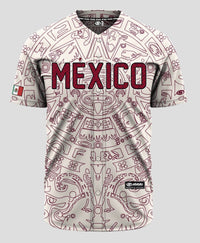 (BURGENDY) (kids) Aztec Mexico - BeisbolMXShop