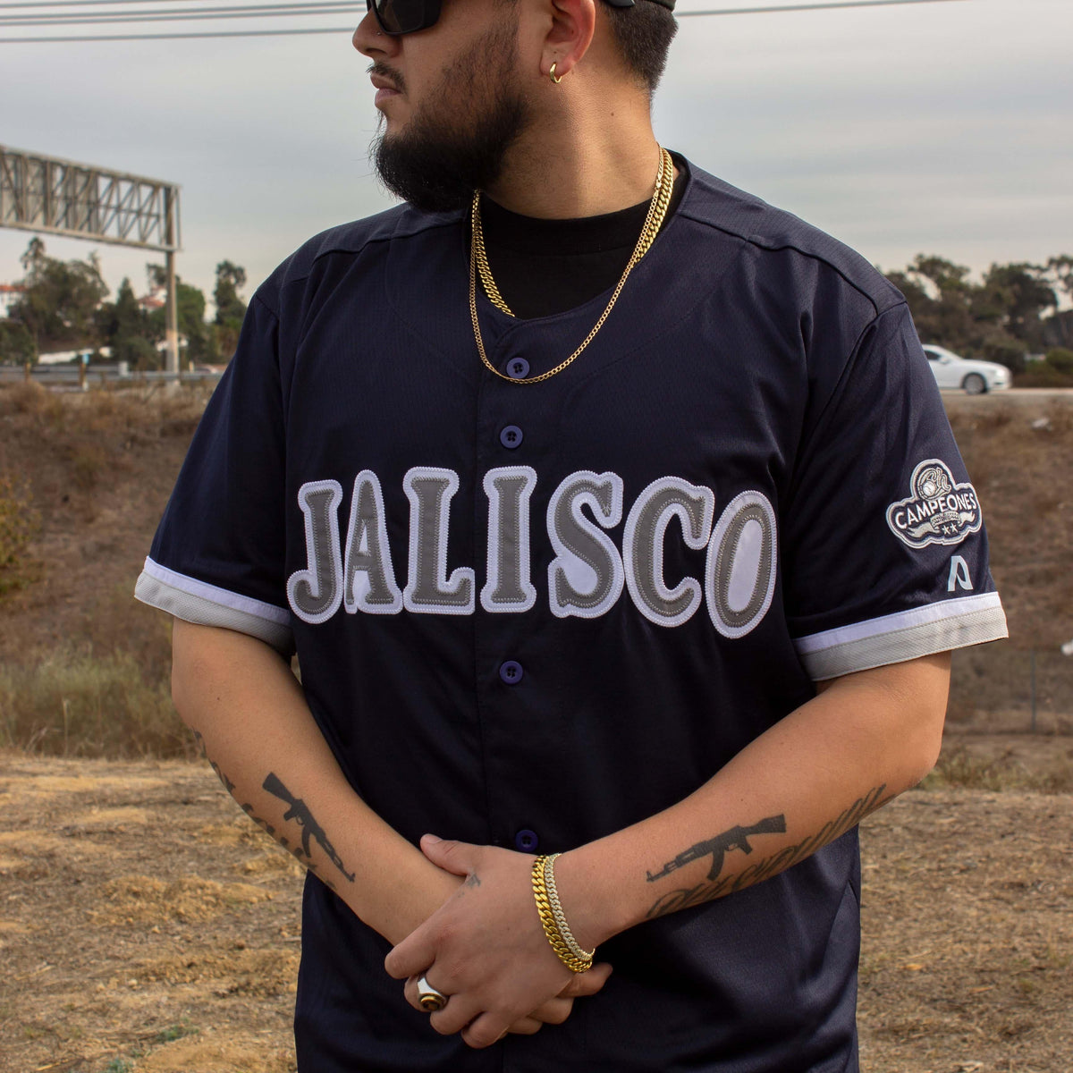 Charros de Jalisco navy blue “JALISCO” - BeisbolMXShop