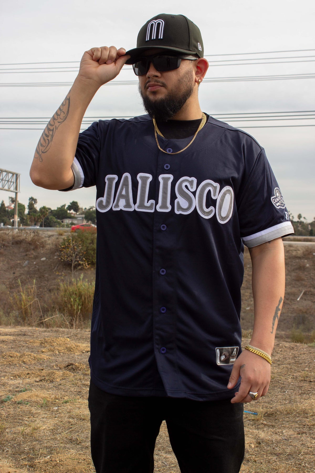 Charros de Jalisco navy blue “JALISCO” - BeisbolMXShop