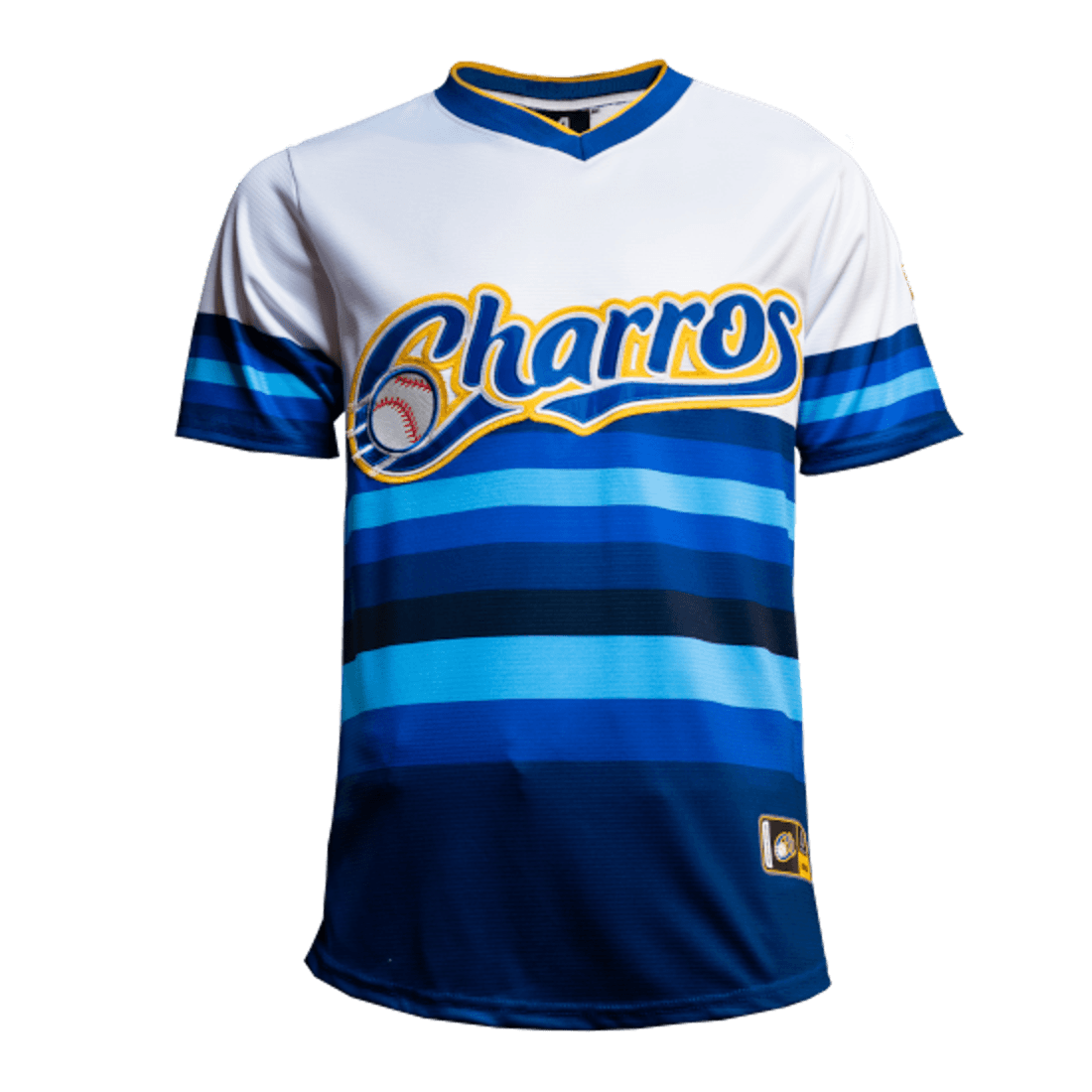 Charros de Jalisco v neck Jersey - BeisbolMXShop