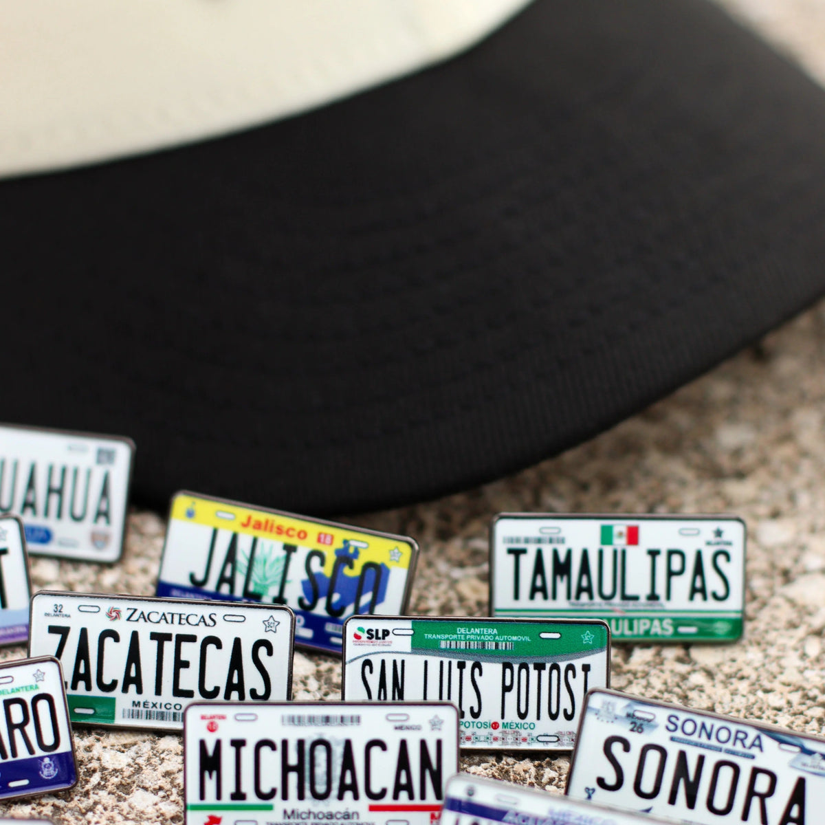Colored Mexico License Plate Pins - BeisbolMXShop