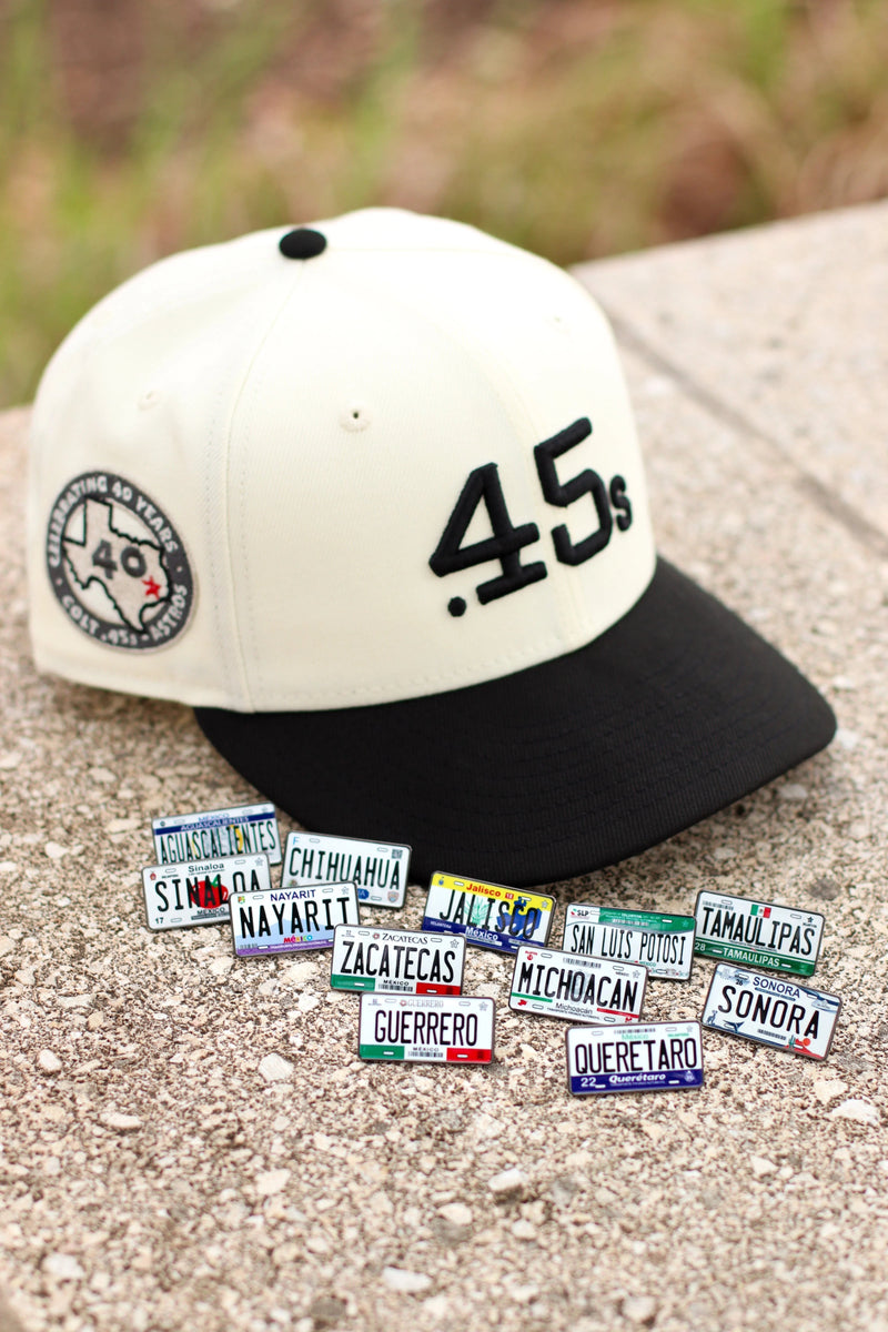 Colored Mexico License Plate Pins