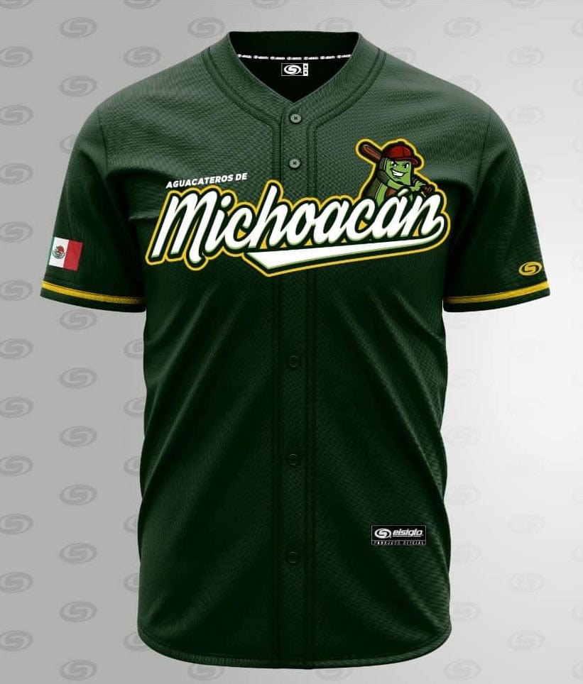 (DARK GREEN MICHOACÁN) 2.0 Michoacan Jersey - BeisbolMXShop