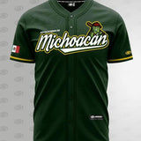 (DARK GREEN MICHOACÁN) 2.0 Michoacan Jersey - BeisbolMXShop