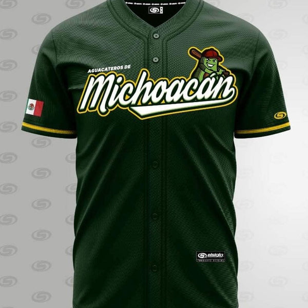 (DARK GREEN MICHOACÁN) 2.0 Michoacan Jersey - BeisbolMXShop