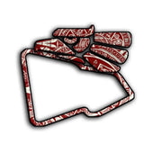 Echo en mexico burgendy/White NE FLAG - PIN - BeisbolMXShop