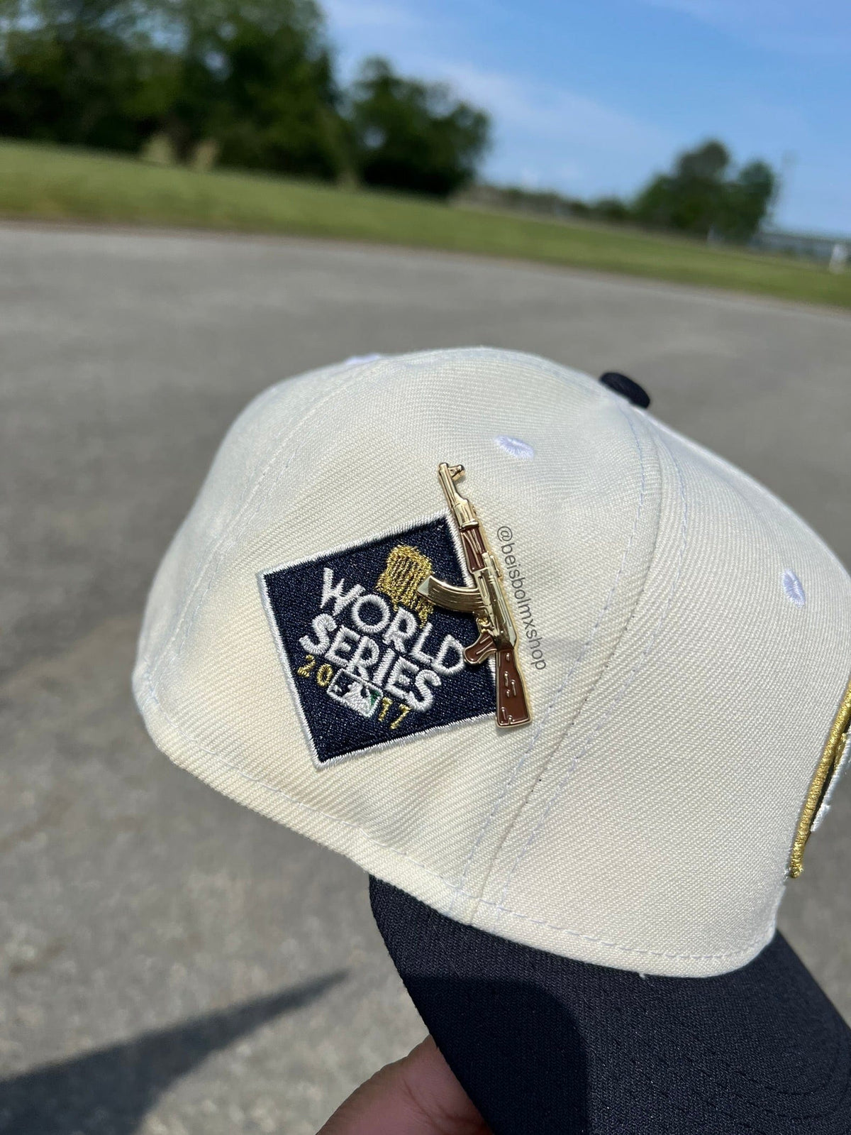 Gold Ak 47 BMX pin - BeisbolMXShop