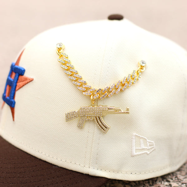 Gold BIG chain AK pin - BeisbolMXShop