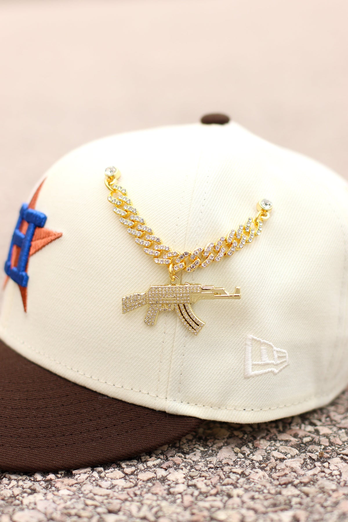 Gold BIG chain AK pin - BeisbolMXShop