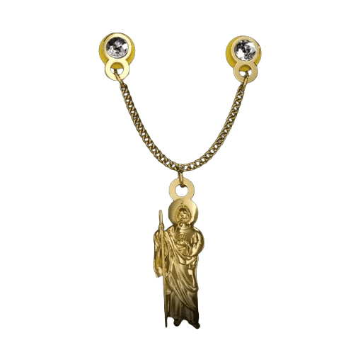 Gold San Judas - chain BMX - PIN - BeisbolMXShop