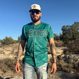 (Green) Aztec México Jersey - BeisbolMXShop