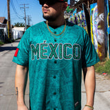 (Green) Aztec México Jersey - BeisbolMXShop