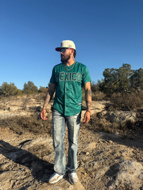 (Green) Aztec México Jersey - BeisbolMXShop