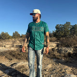 (Green) Aztec México Jersey - BeisbolMXShop