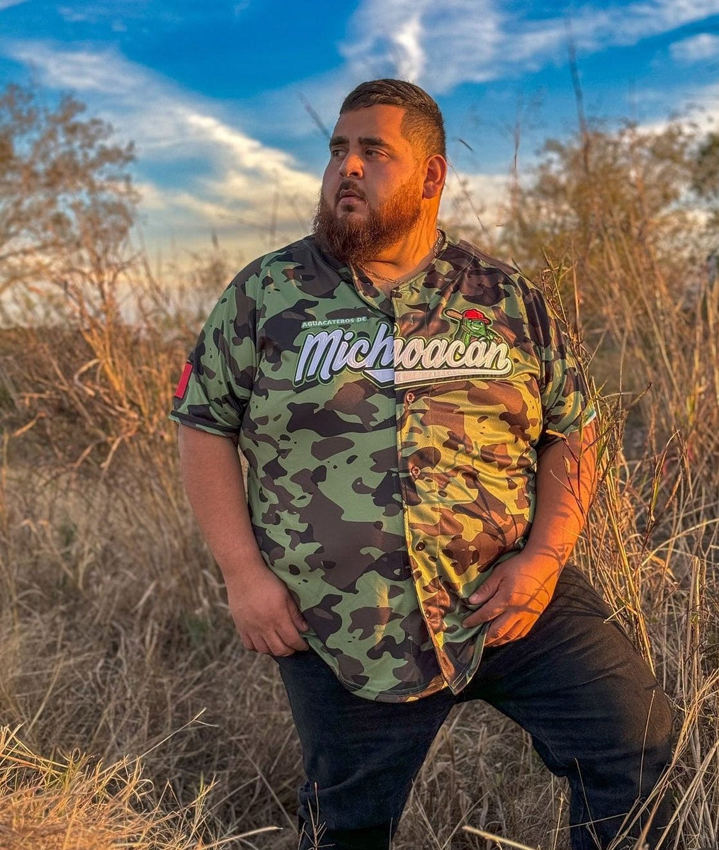 (GREEN CAMO) 2.0 Michoacán Jersey - BeisbolMXShop