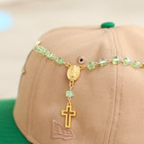 Green rosary pin - BeisbolMXShop