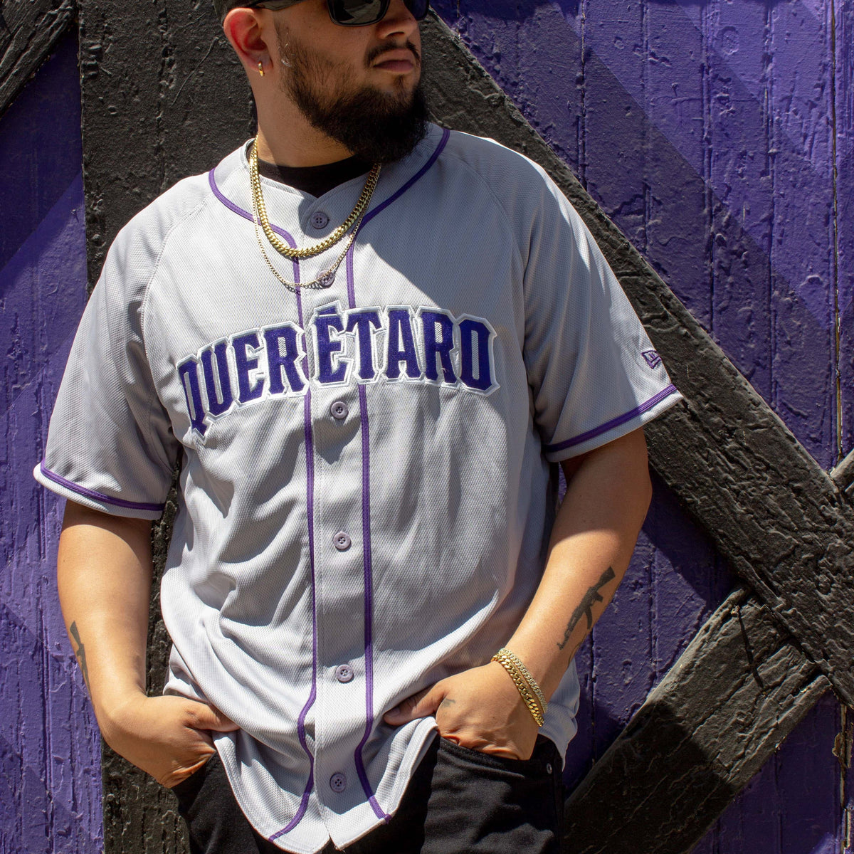 (Grey/Orchard) New Era conspiradores de Queretaro - BeisbolMXShop