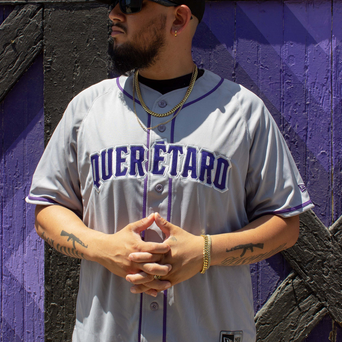 (Grey/Orchard) New Era conspiradores de Queretaro - BeisbolMXShop