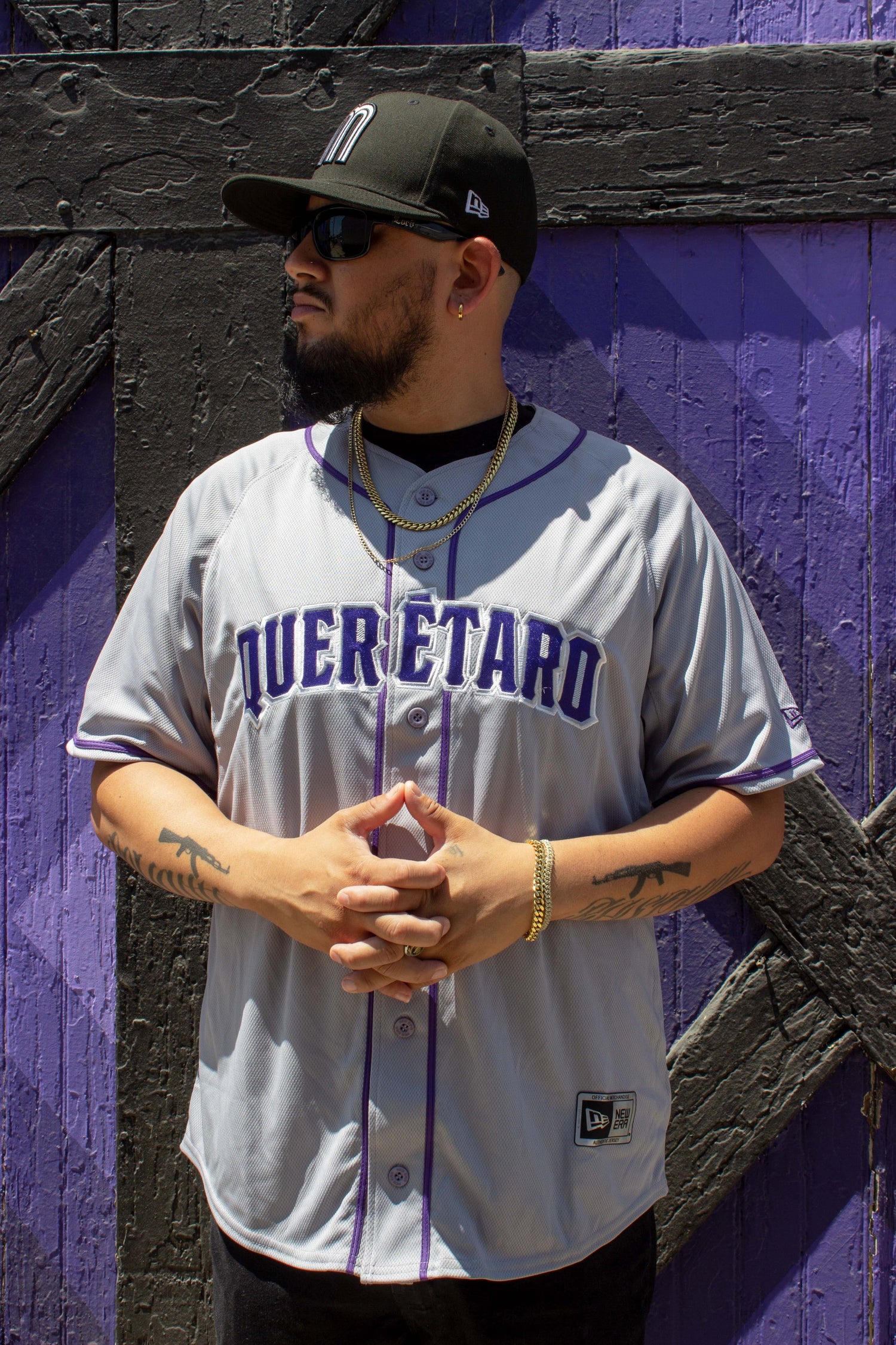 (Grey/Orchard) New Era conspiradores de Queretaro - BeisbolMXShop