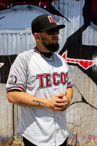 (Grey/white) Tecos de Los dos Laredo - BeisbolMXShop