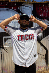 (Grey/white) Tecos de Los dos Laredo - BeisbolMXShop
