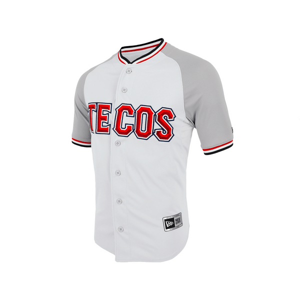 (Grey/white) Tecos de Los dos Laredo - BeisbolMXShop