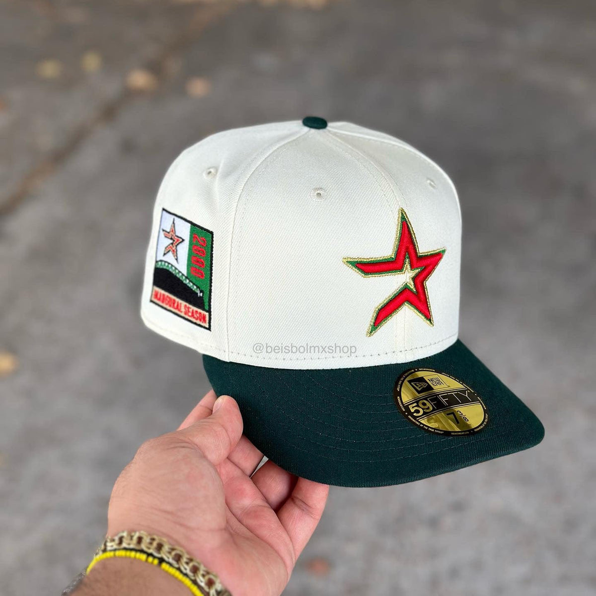 Houston astros fitted inagural patch (mexico color way) - BeisbolMXShop