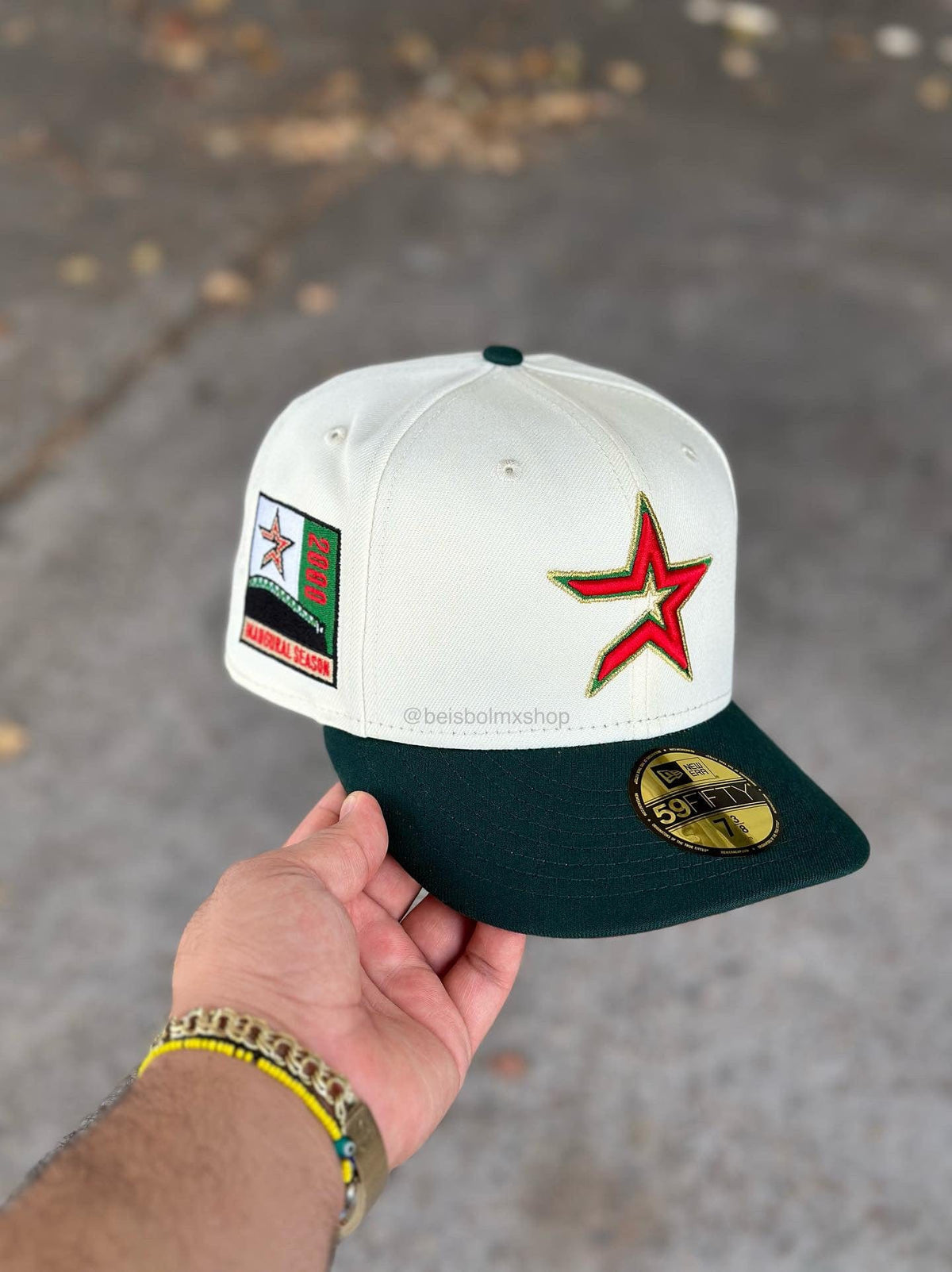 Houston astros fitted inagural patch (mexico color way) - BeisbolMXShop