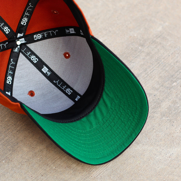 Houston astros Rusted Rich Orange hat (GLOW IN THE DARK) - BeisbolMXShop