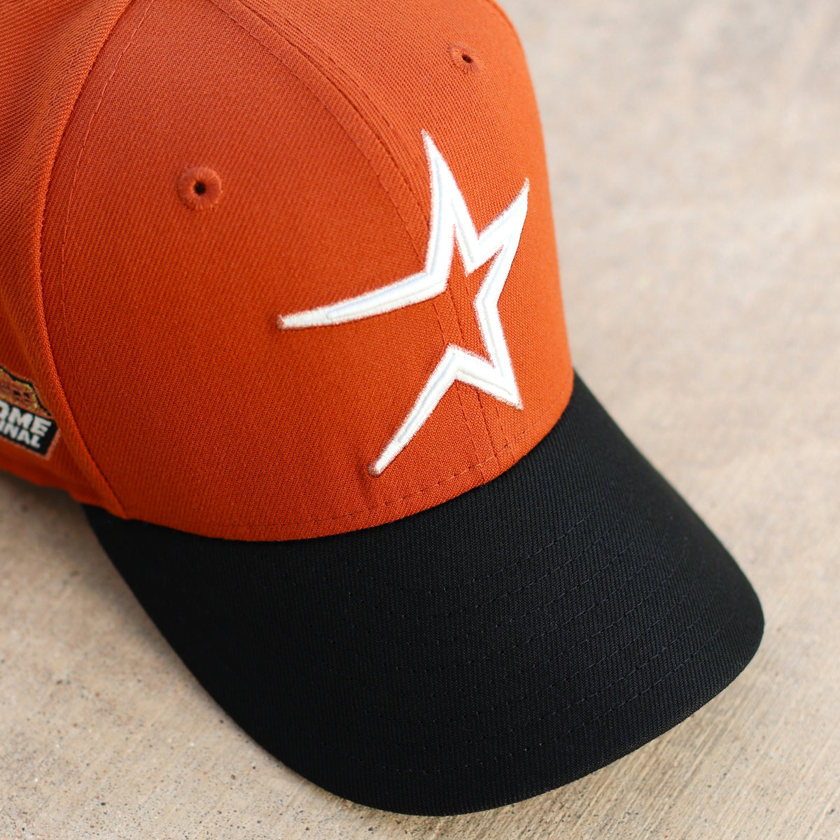 Houston astros Rusted Rich Orange hat (GLOW IN THE DARK) - BeisbolMXShop