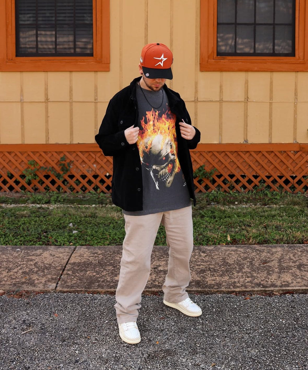 Houston astros Rusted Rich Orange hat (GLOW IN THE DARK) - BeisbolMXShop