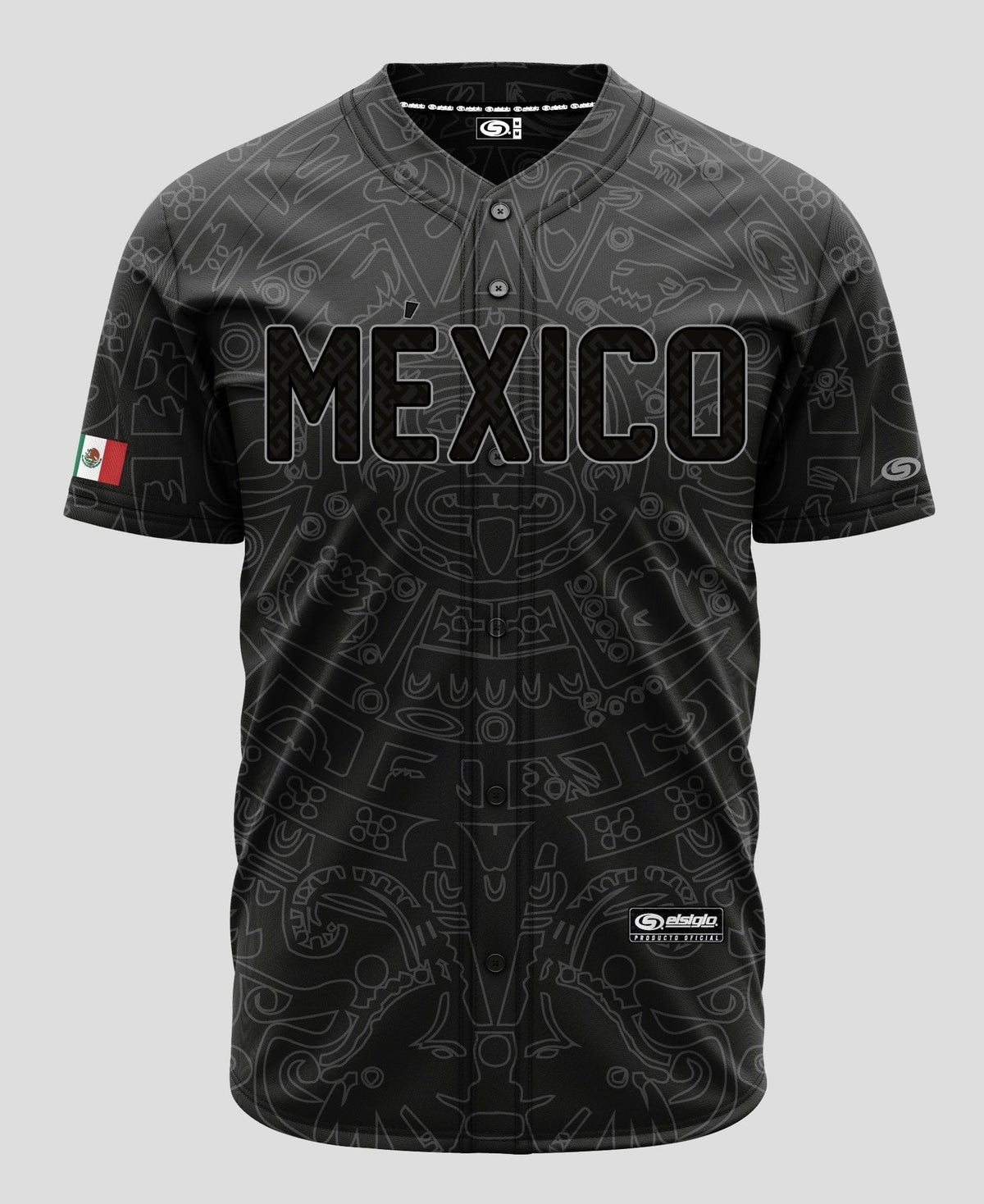 (KIDS) (BLACK) Aztec Mexico - BeisbolMXShop