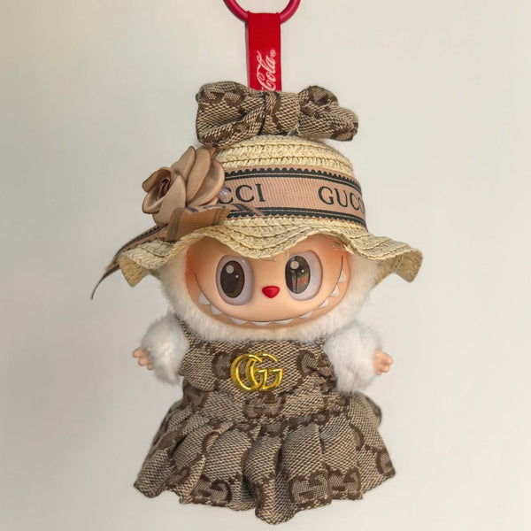 Labubu Gucci bow and hat dress combo - BeisbolMXShop