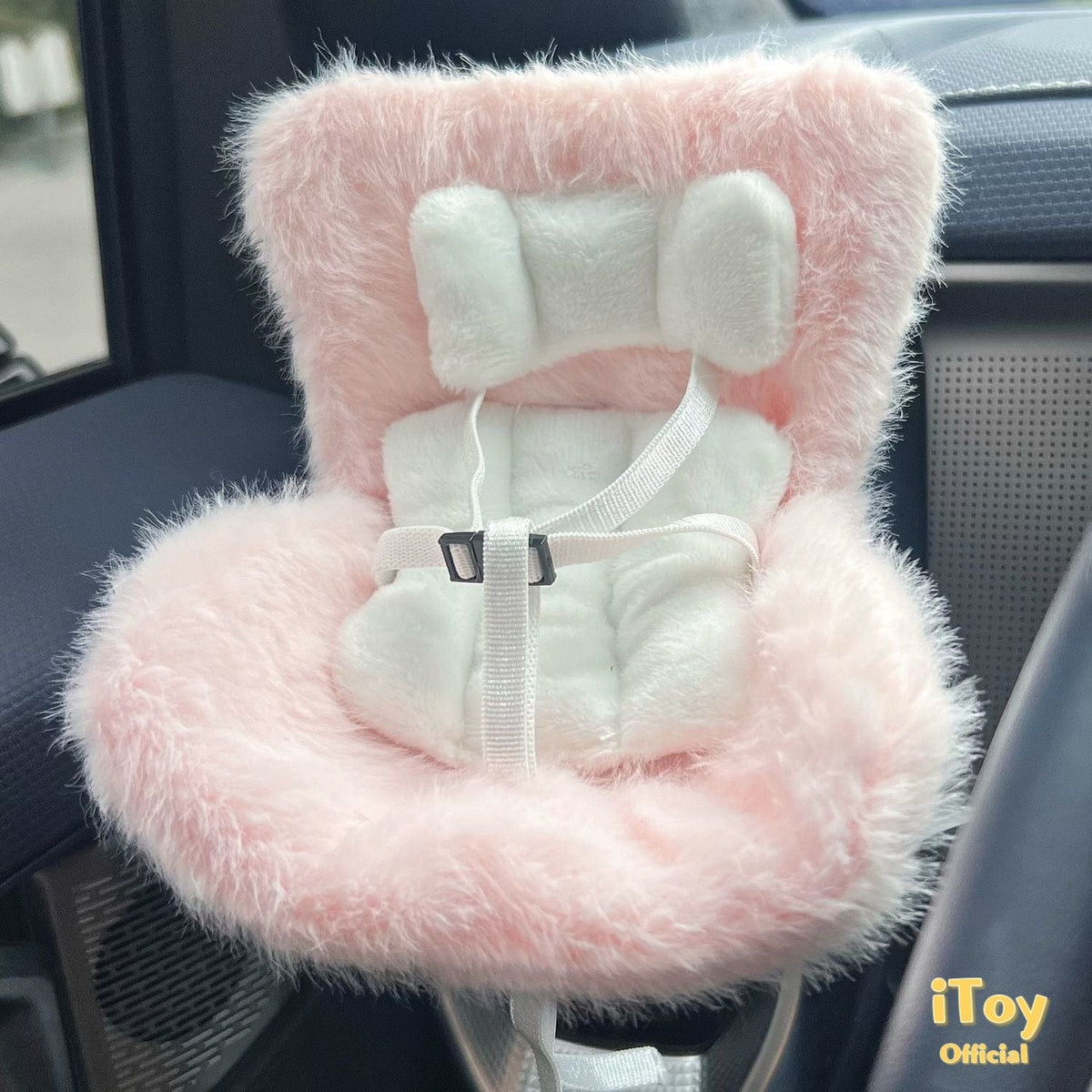 Labubu pink car chair - BeisbolMXShop