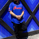 (majestic blue) bravos de Leon - BeisbolMXShop