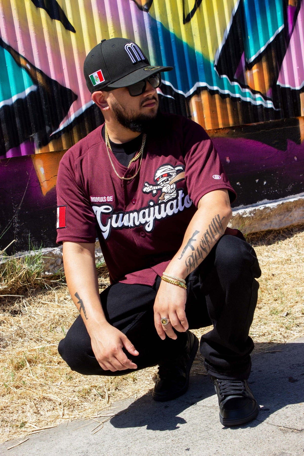 (MAROON) GUANAJUATO momias jersey - BeisbolMXShop