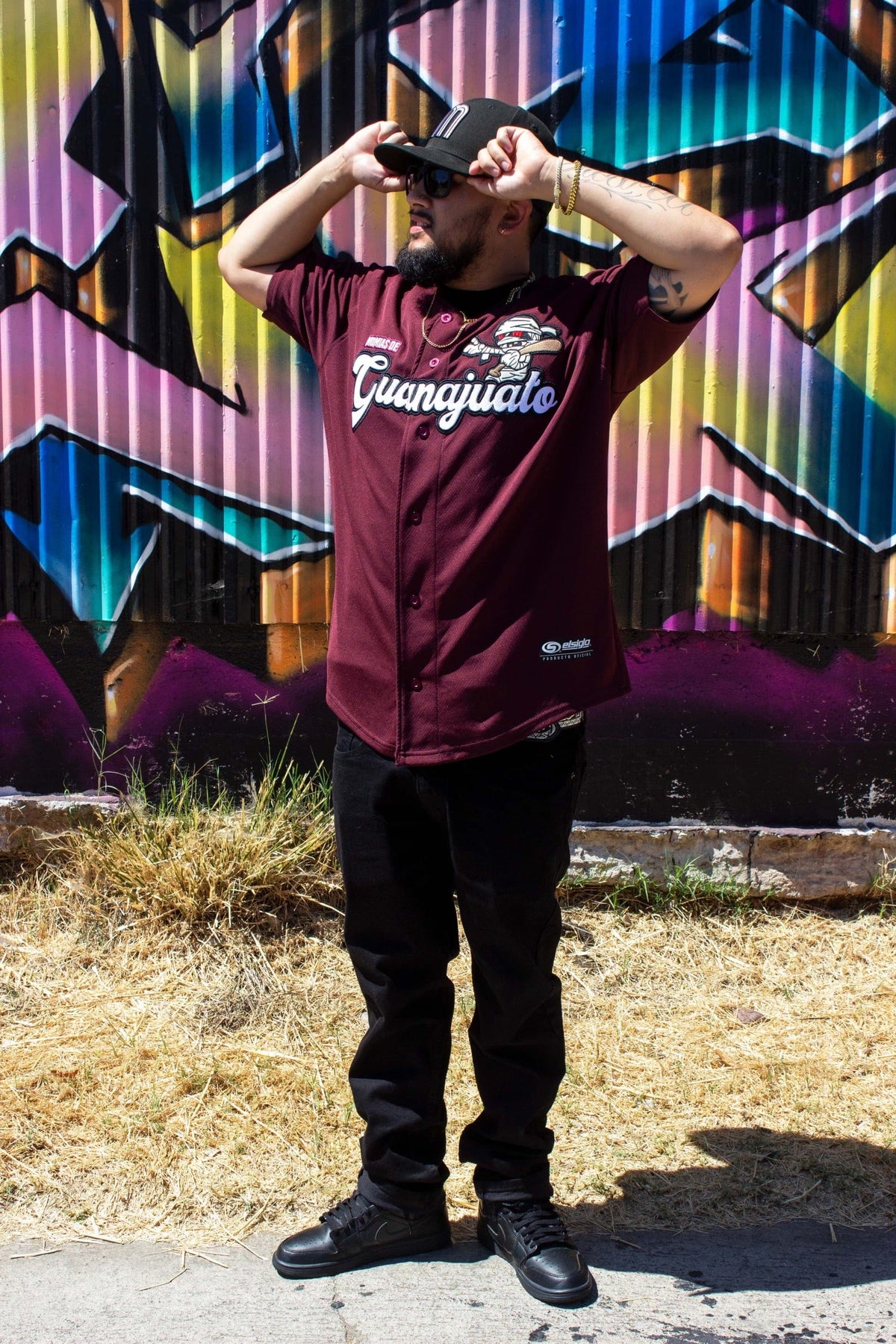 (MAROON) GUANAJUATO momias jersey - BeisbolMXShop