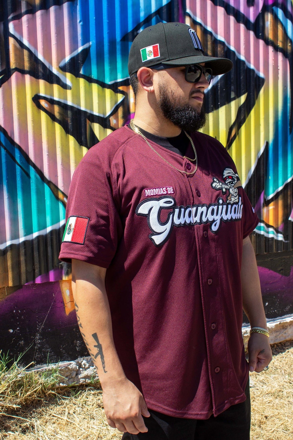 (MAROON) GUANAJUATO momias jersey - BeisbolMXShop