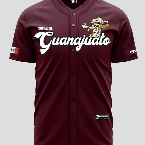 (MAROON) GUANAJUATO momias jersey - BeisbolMXShop