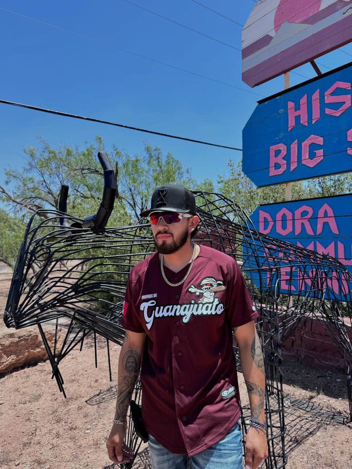 (MAROON) GUANAJUATO momias jersey - BeisbolMXShop