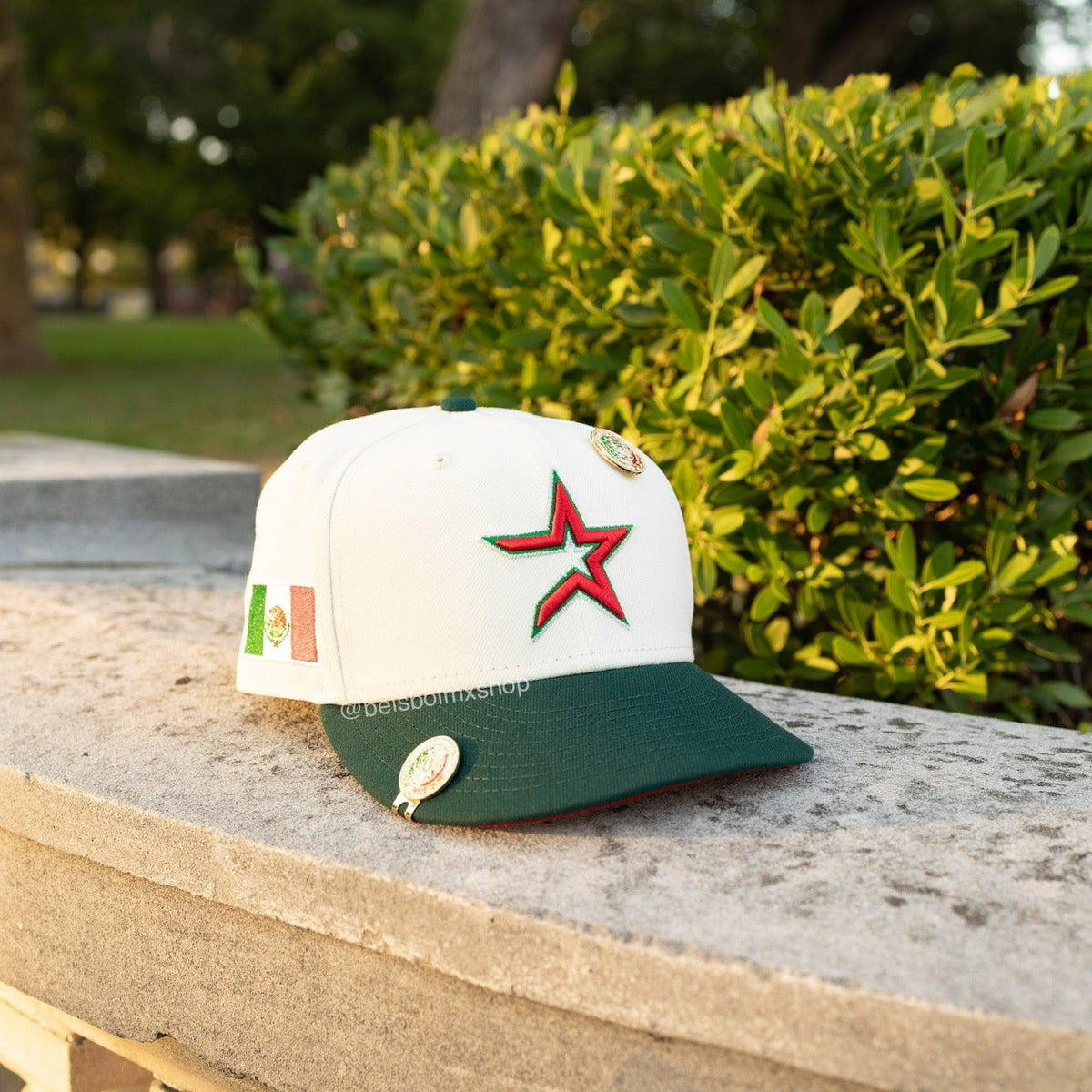 Mexico flag Houston astros new era fitted - BeisbolMXShop