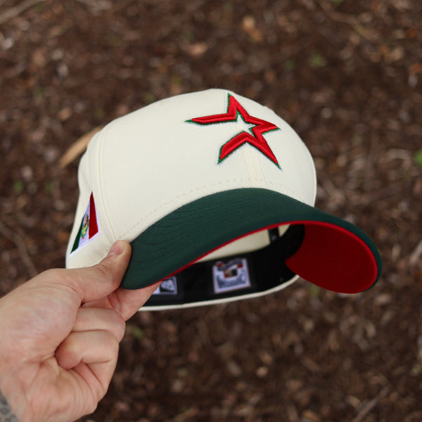 Mexico flag Houston astros new era fitted - BeisbolMXShop