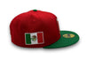 Mexico RED CROWN/GREEN VISOR/GREY UNDER VISOR - BeisbolMXShop